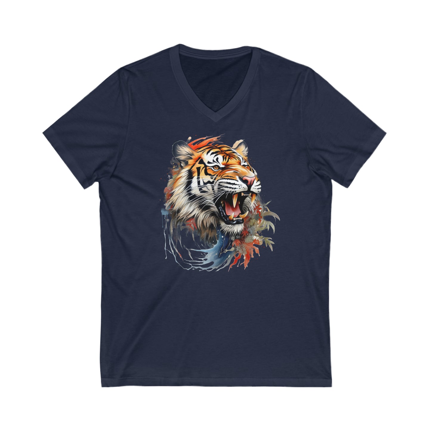Water Tiger V-Neck Tee