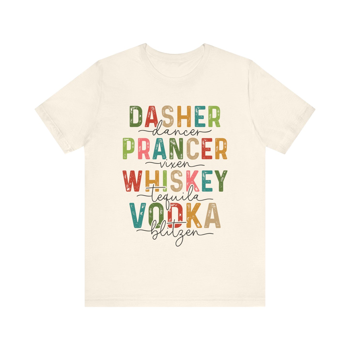 Reindeer/ Liquor Jersey Short Sleeve Tee