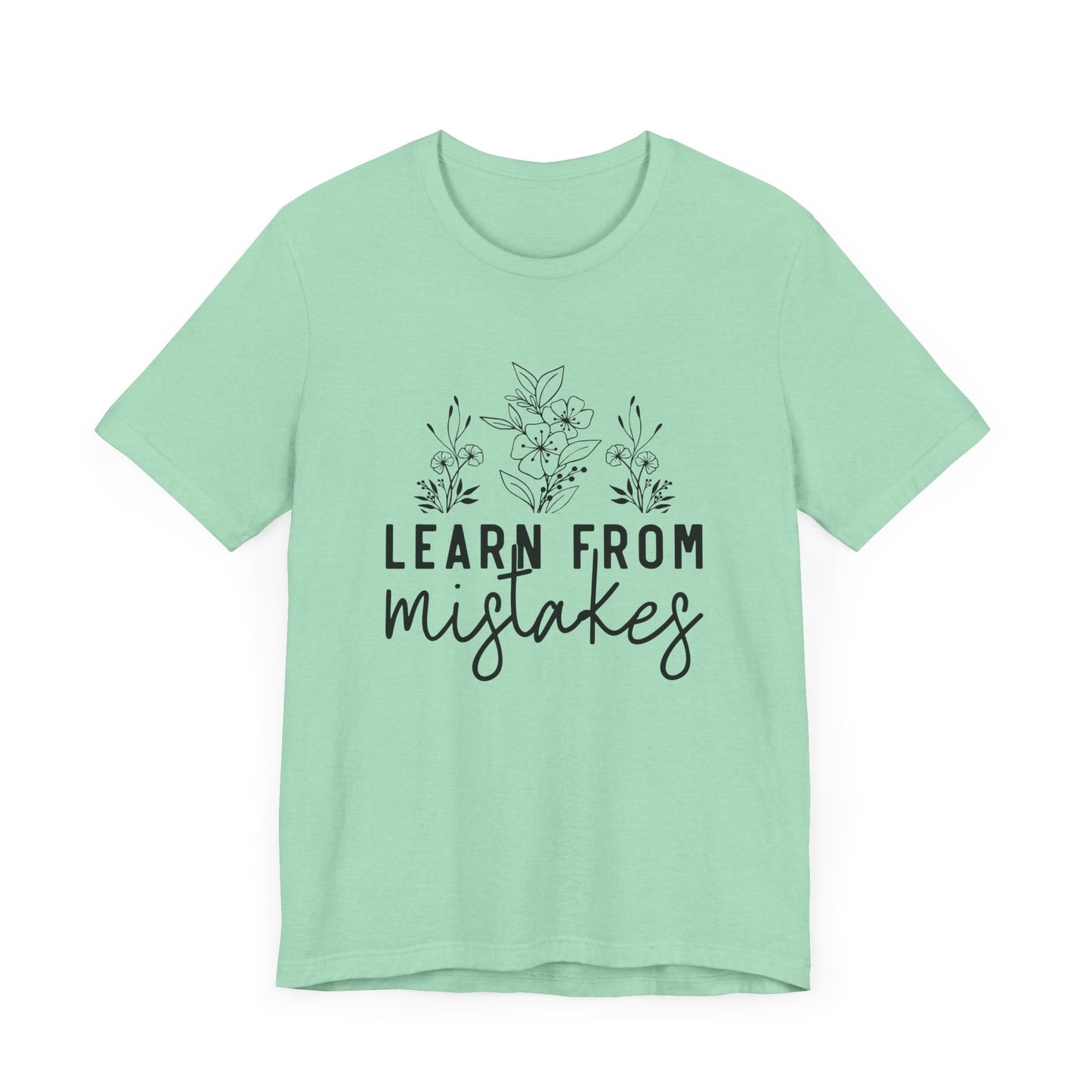 Learn From Mistakes Jersey Short Sleeve Tee