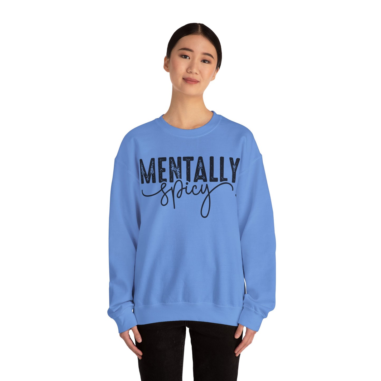 Mentally Spicy Heavy Blend™ Crewneck Sweatshirt