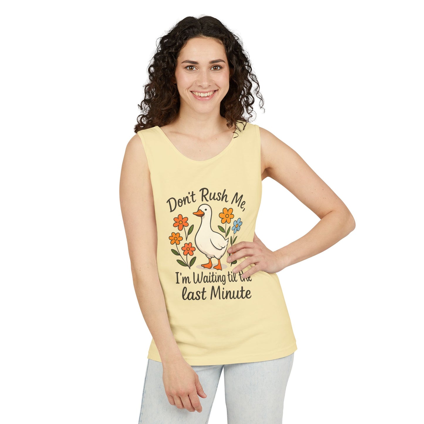 Dot Rush Me Garment-Dyed Tank Top