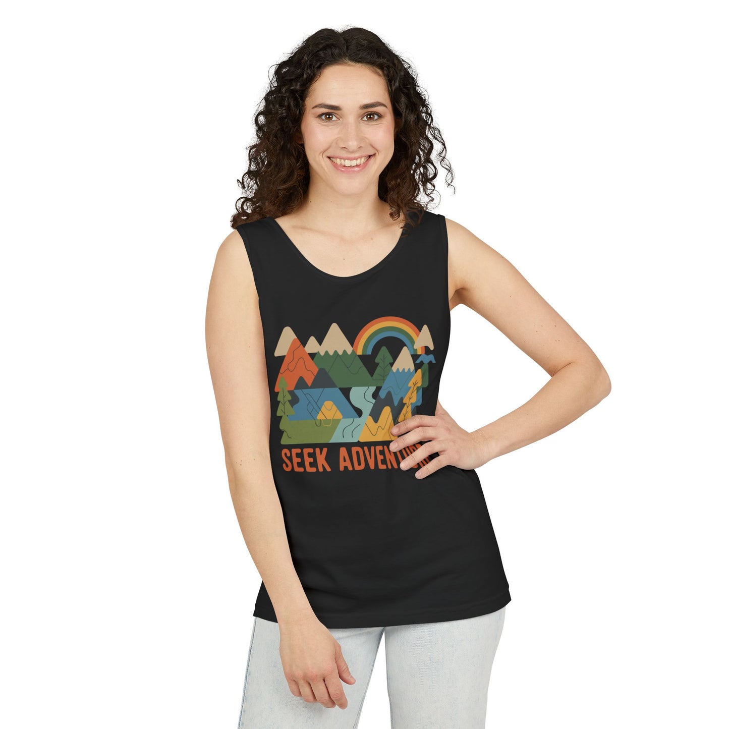 Seek Adventure Garment-Dyed Tank Top