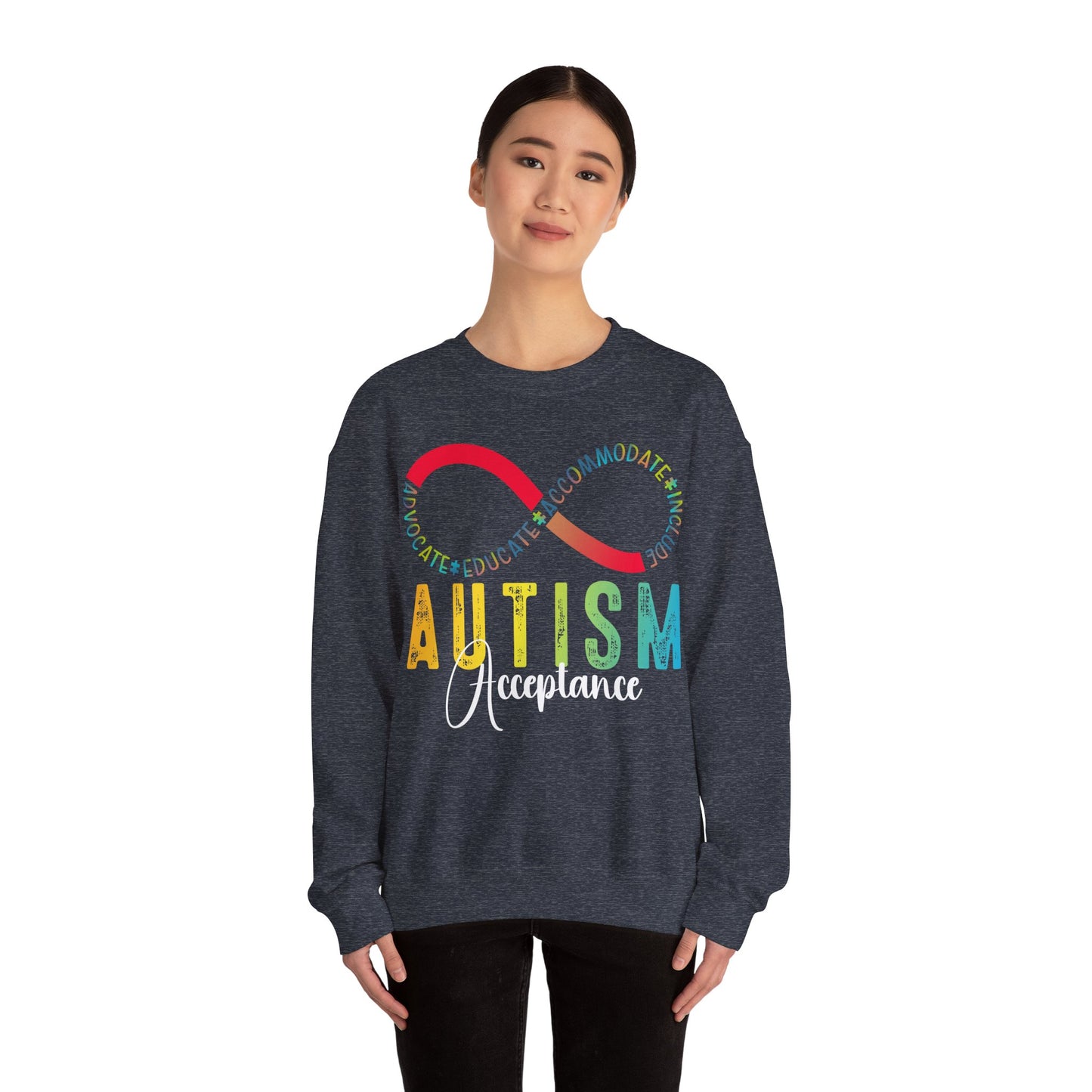 Autism Acceptance Heavy Blend™ Crewneck Sweatshirt