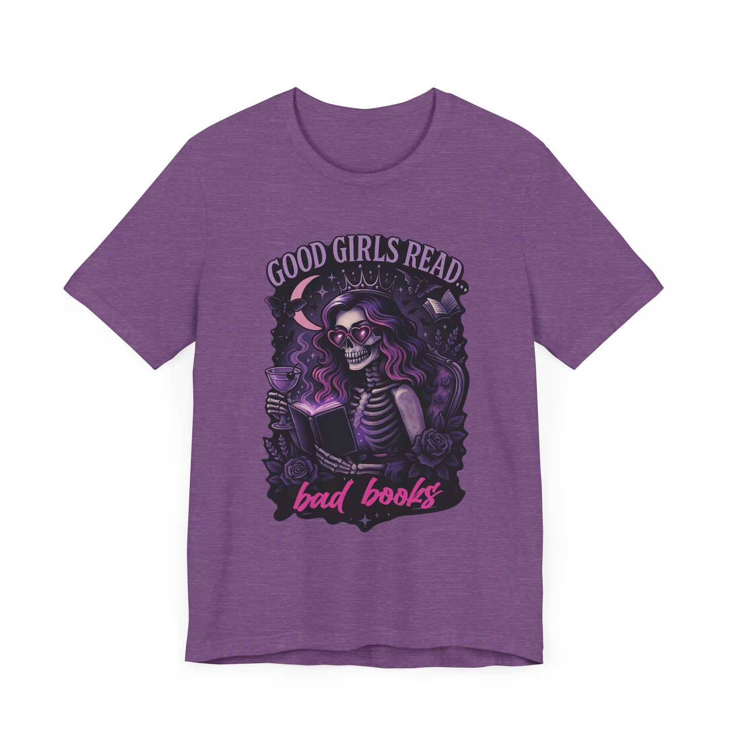 Good Girls Read Bad Books Jersey Short Sleeve Tee