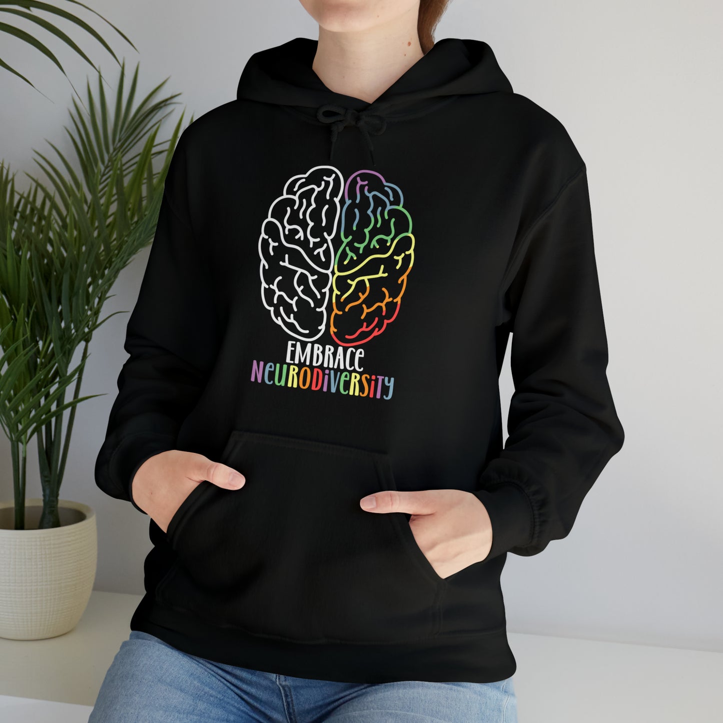 Embrace Neurodiversity Heavy Blend™ Hooded Sweatshirt
