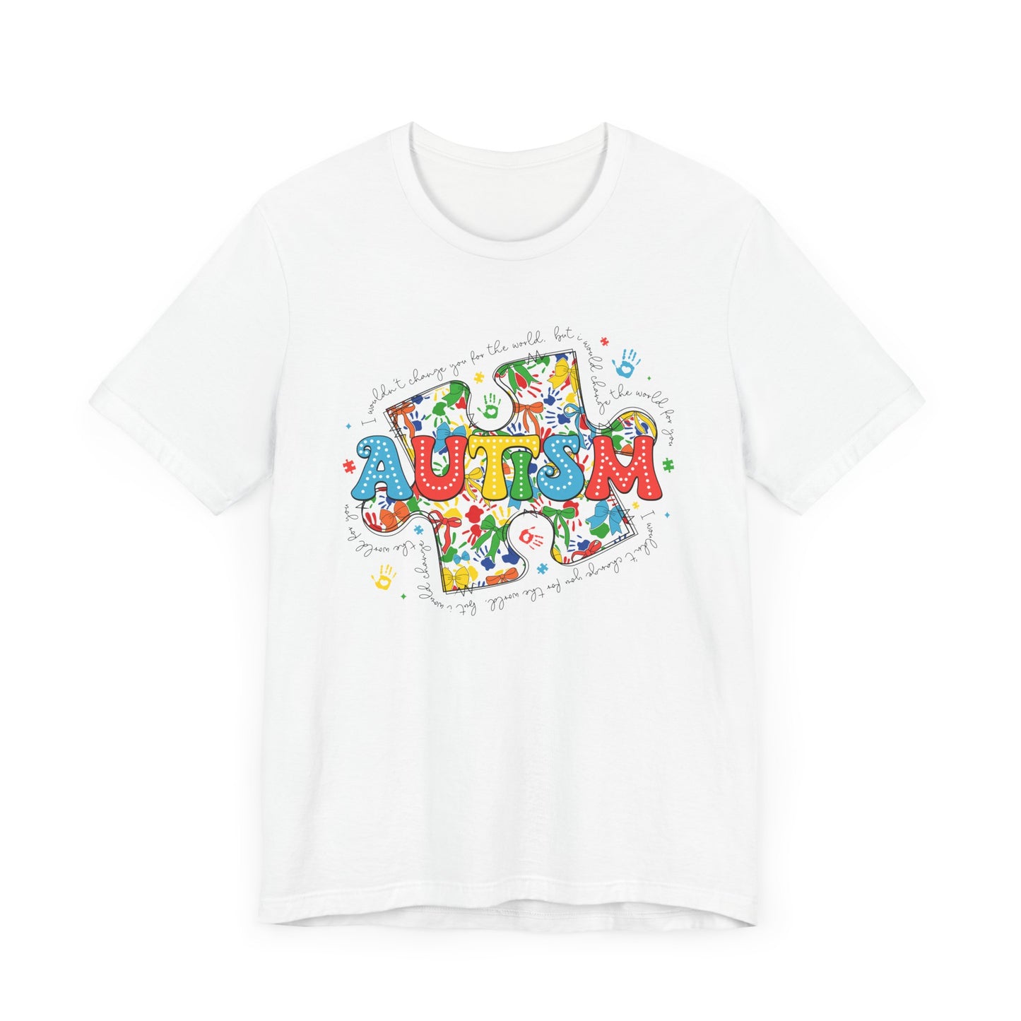 Autism Puzzle Jersey Short Sleeve Tee