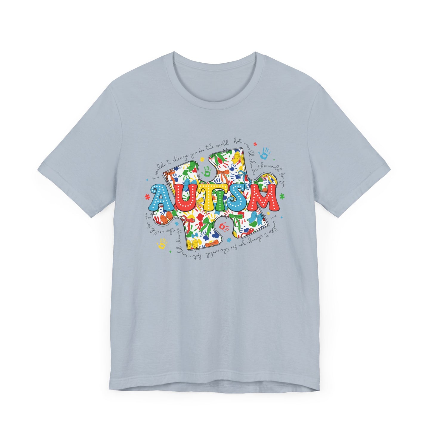 Autism Puzzle Jersey Short Sleeve Tee