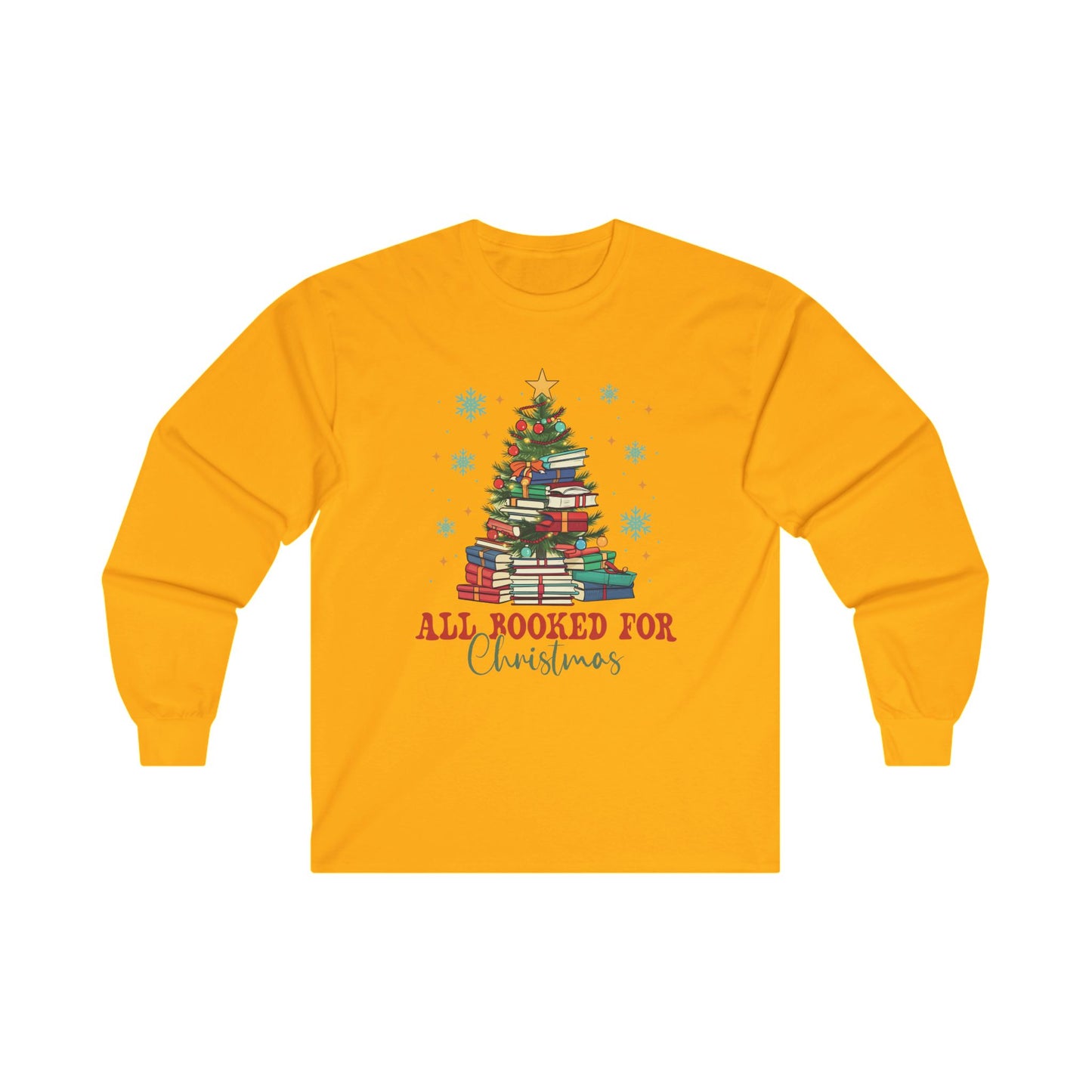 All Booked For Christmas Ultra Cotton Long Sleeve Tee