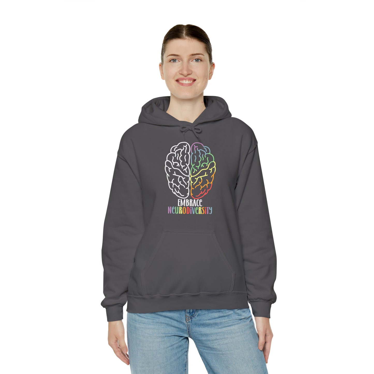 Embrace Neurodiversity Heavy Blend™ Hooded Sweatshirt