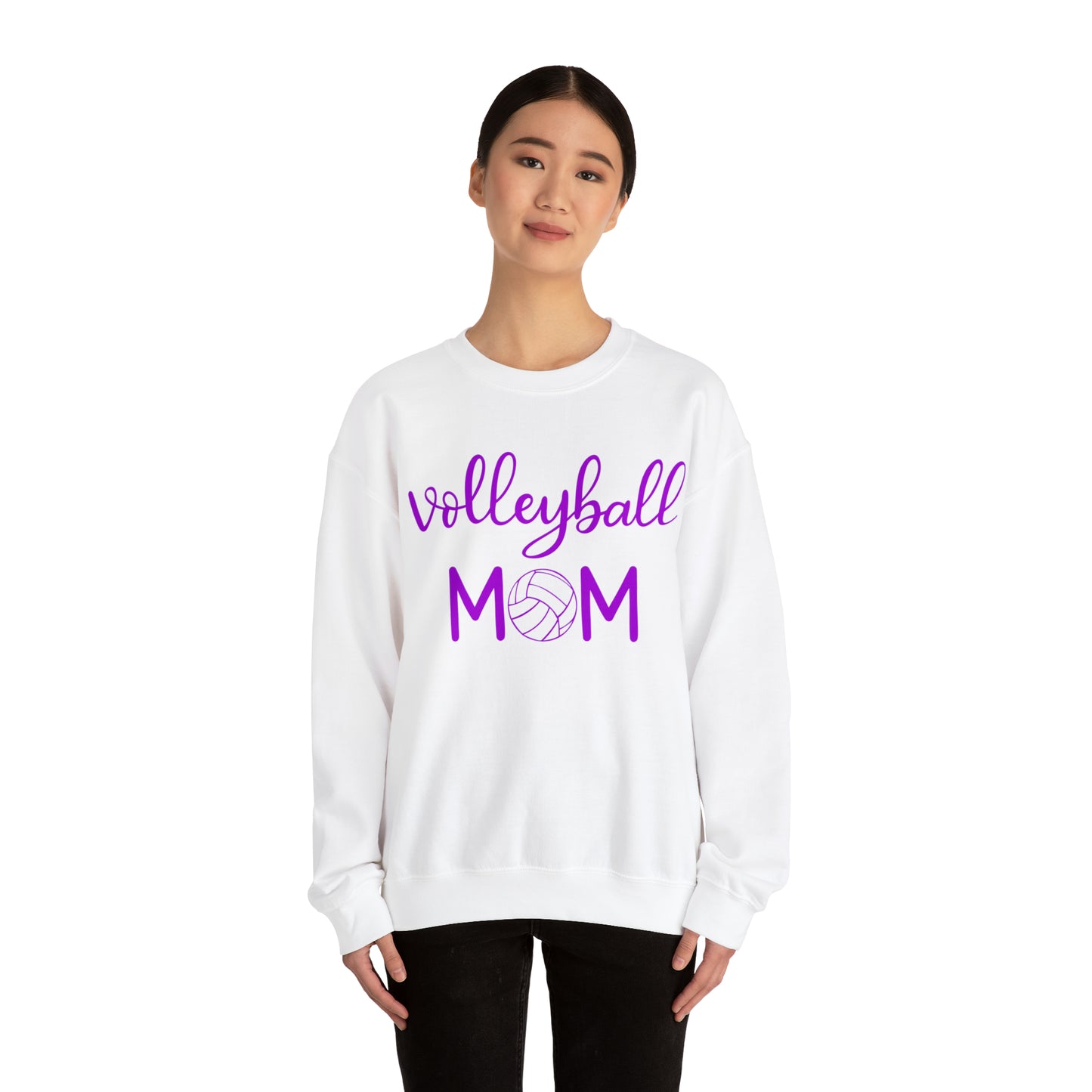 Volleyball Mom Heavy Blend™ Crewneck Sweatshirt