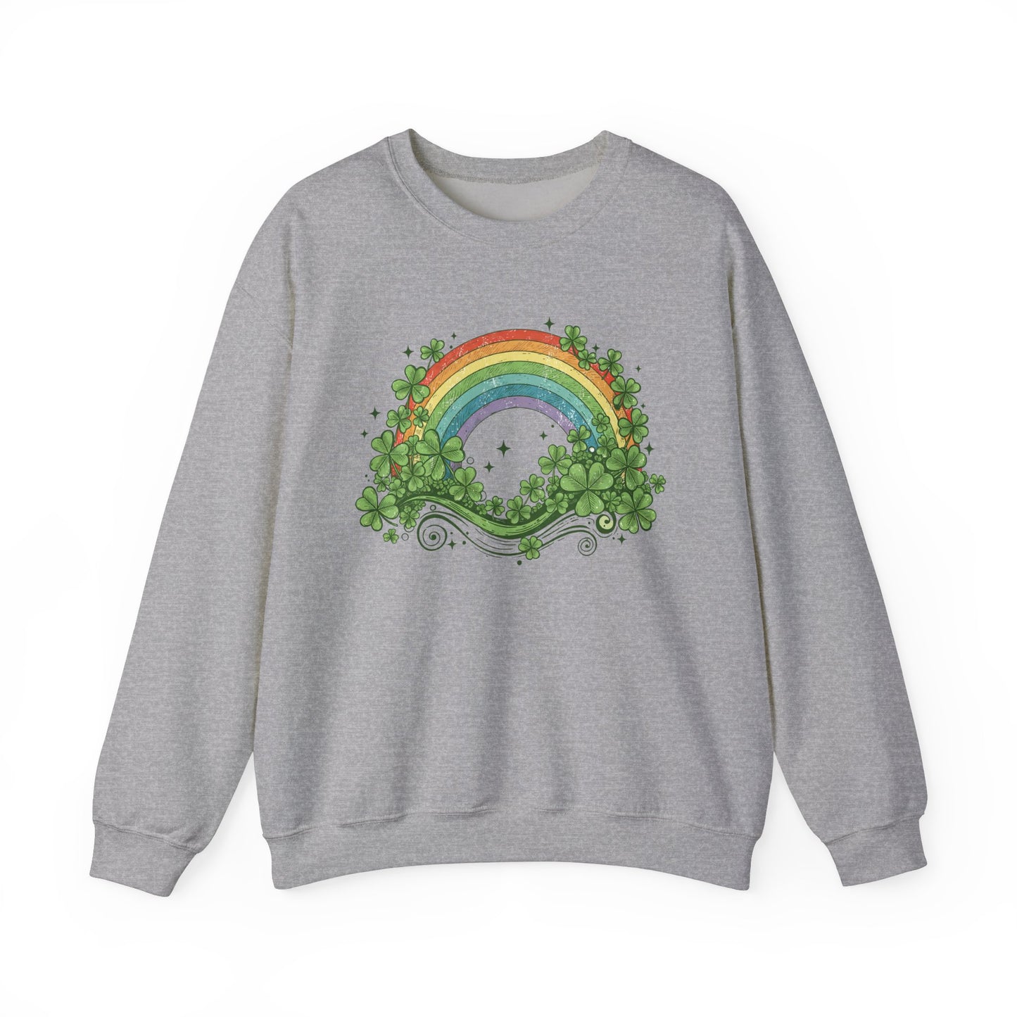 Lucky Rainbow Heavy Blend™ Crewneck Sweatshirt