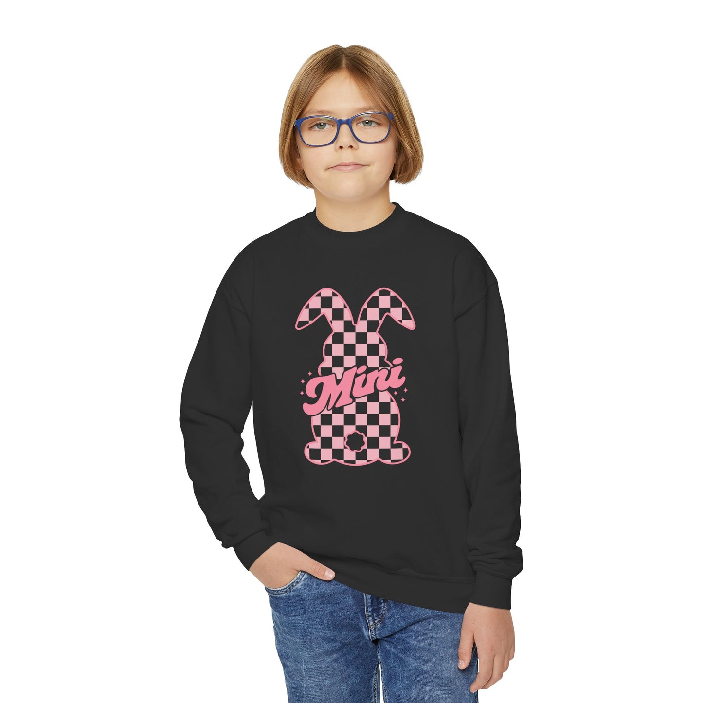 Pink Bunny Mini Crewneck Sweatshirt