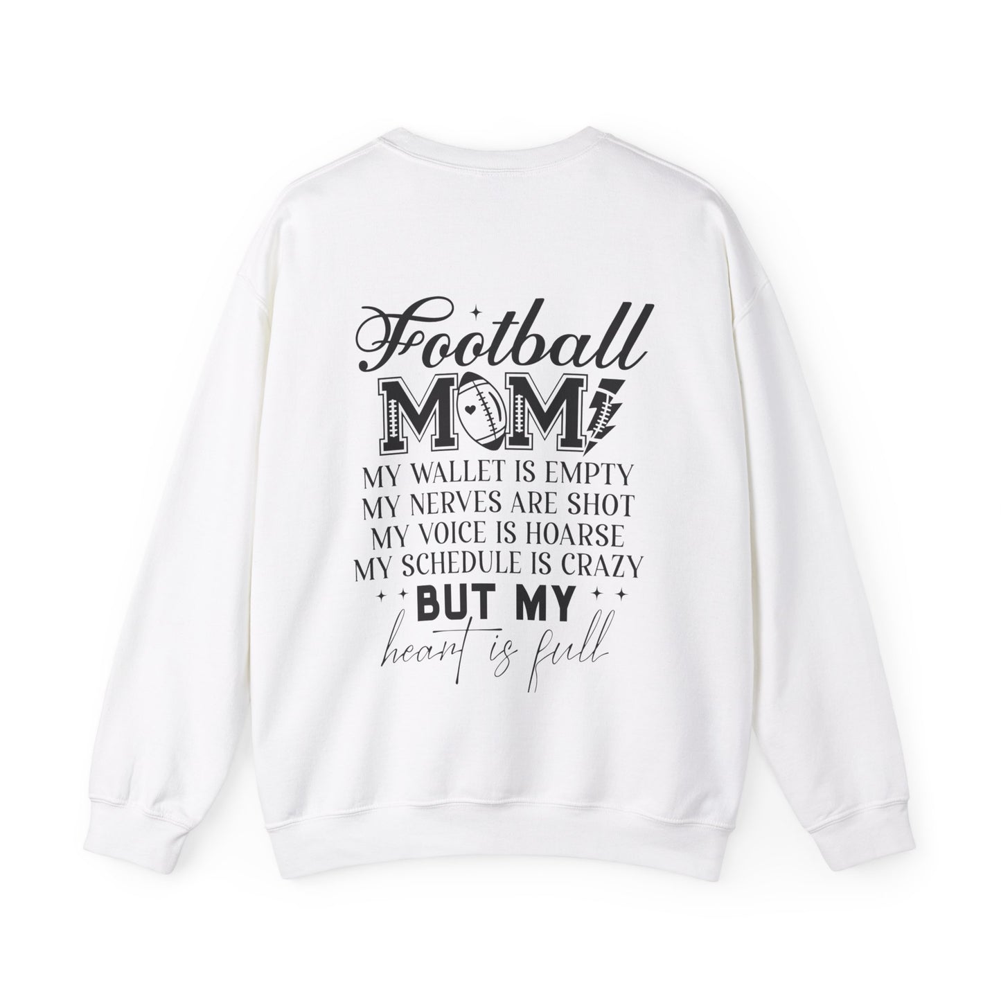 Football Mom F/B Heavy Blend™ Crewneck Sweatshirt