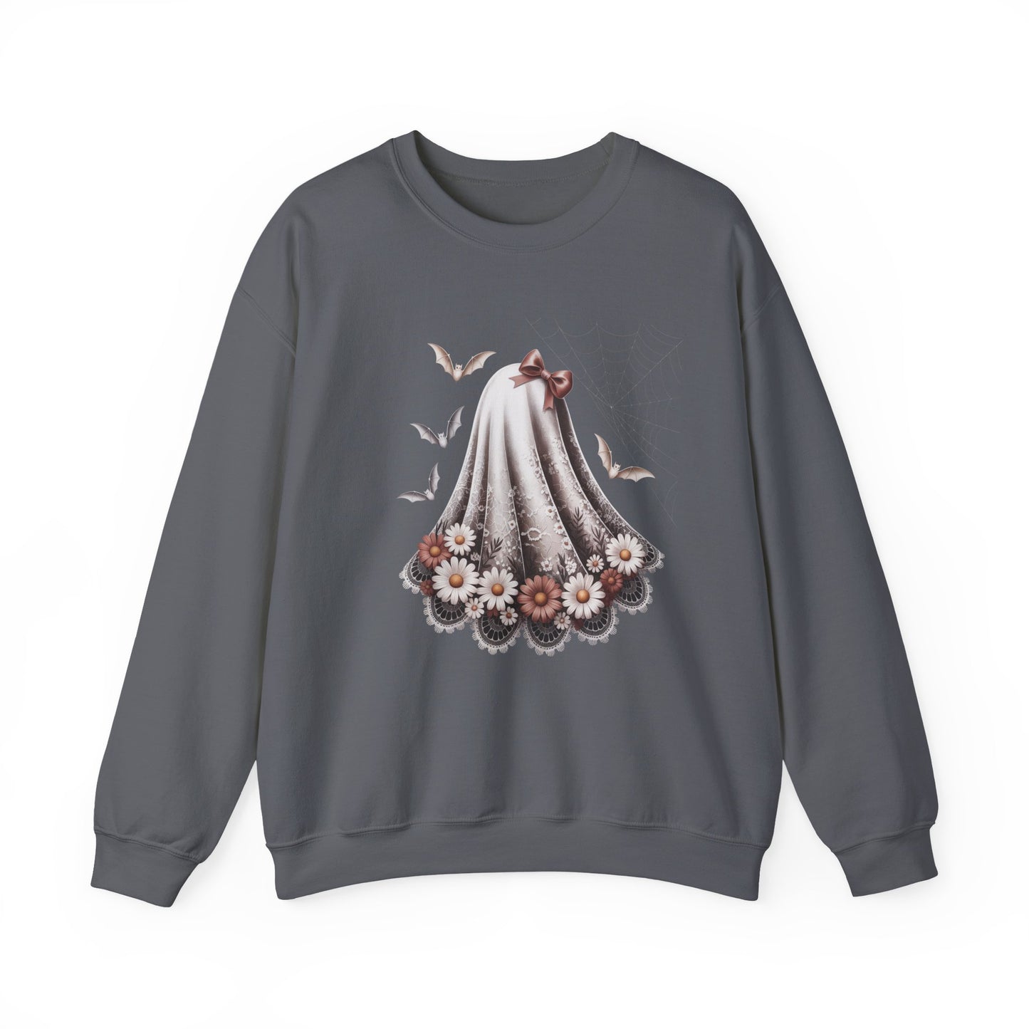 Lace Ghost Heavy Blend™ Crewneck Sweatshirt