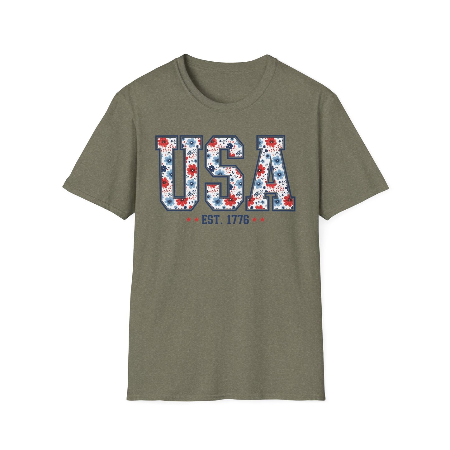USA EST 1776 Softstyle T-Shirt