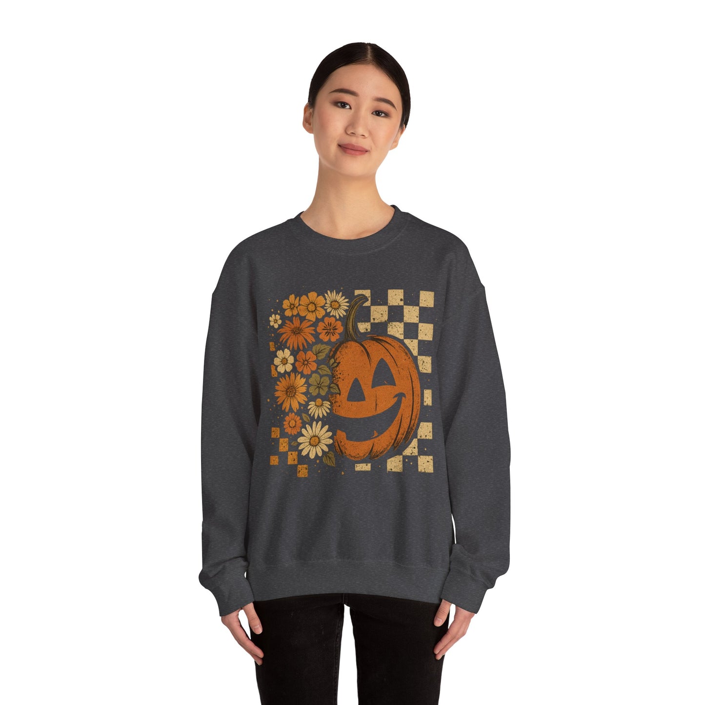 Vintage Jack-o’-lantern Heavy Blend™ Crewneck Sweatshirt
