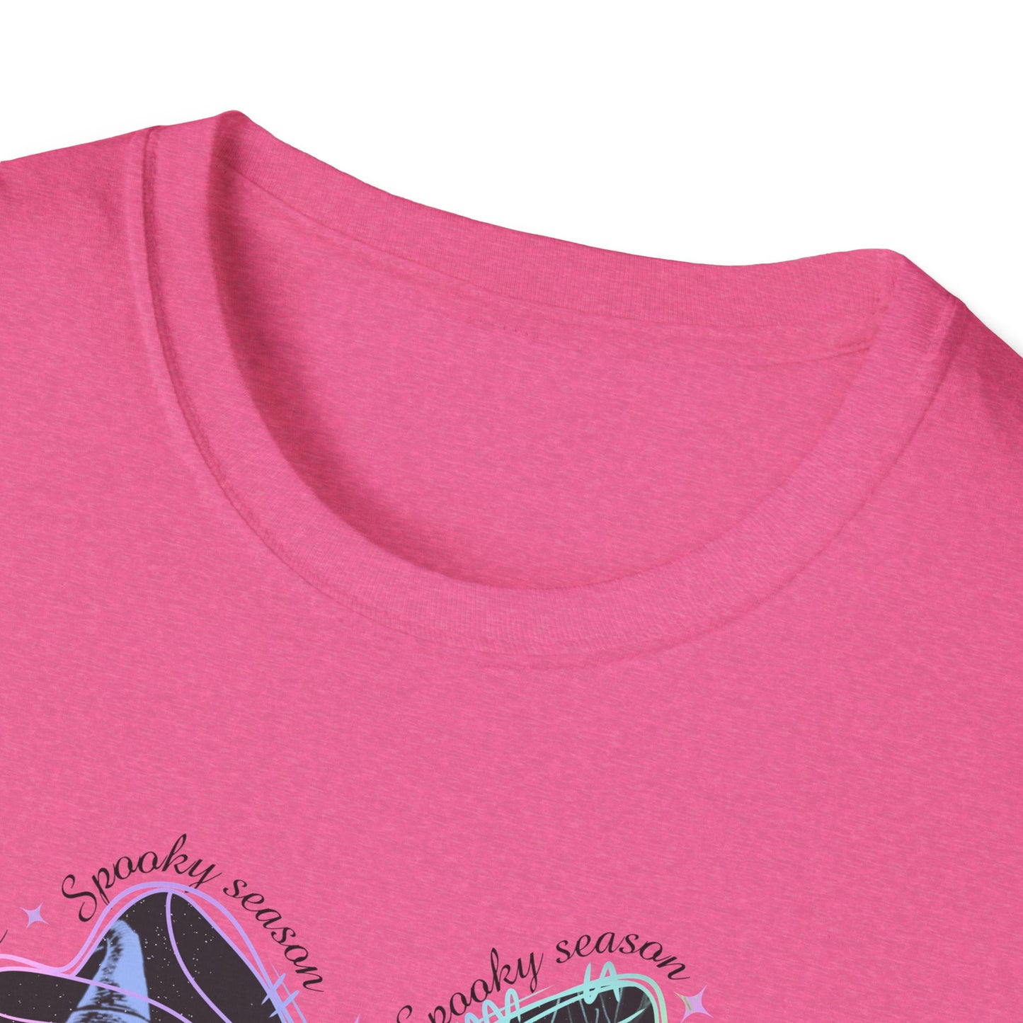 Neon Spooky Bow Softstyle T-Shirt