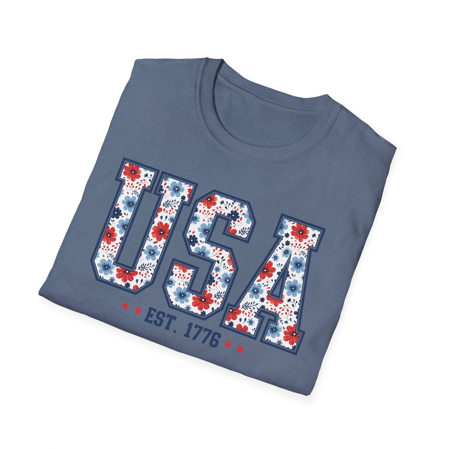 USA EST 1776 Softstyle T-Shirt
