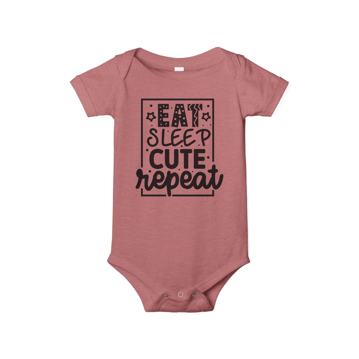 Eat Sleep Cute Repeat Infant Jersey One Piece