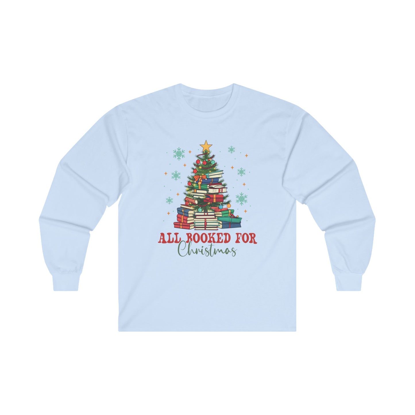 All Booked For Christmas Ultra Cotton Long Sleeve Tee