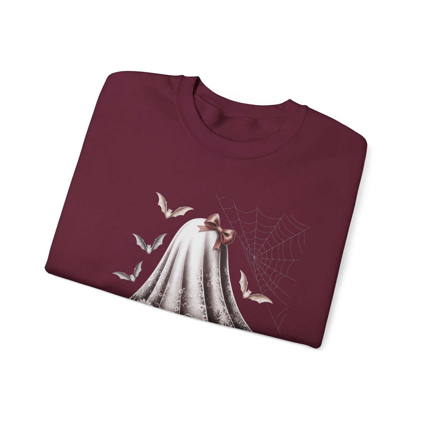 Lace Ghost Heavy Blend™ Crewneck Sweatshirt