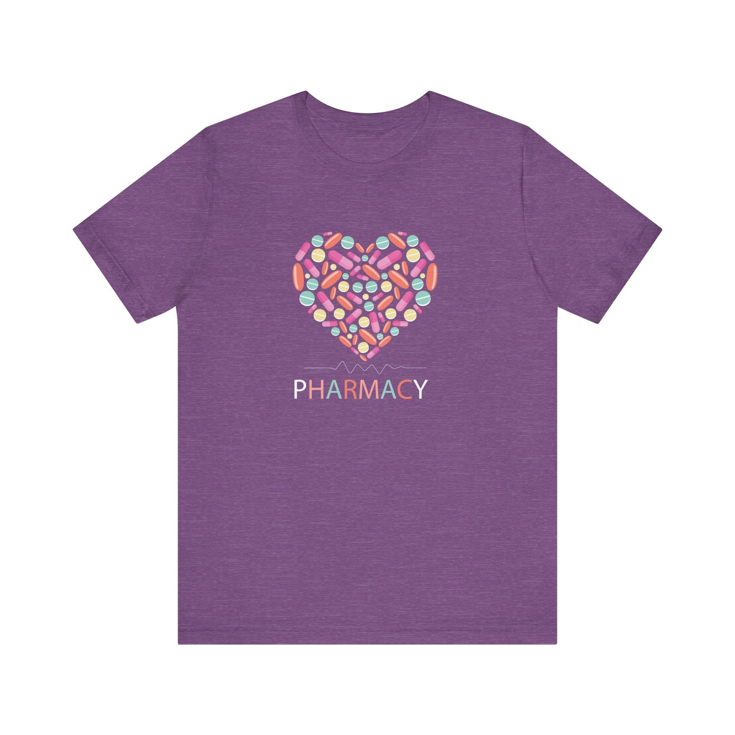 Pharmacy Pill Heart Jersey Short Sleeve Tee CYOT
