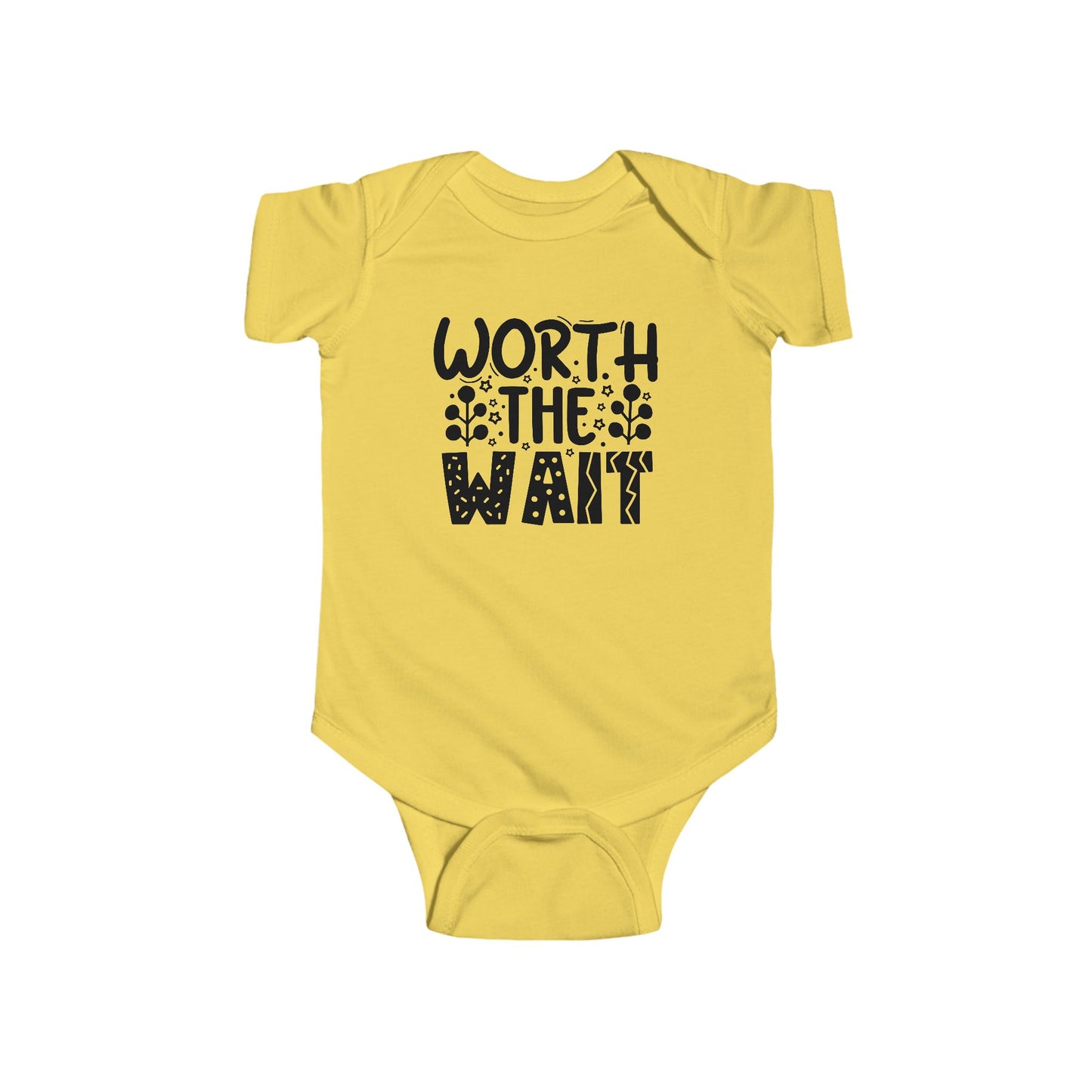 Worth The Wait Infant Fine Jersey Bodysuit
