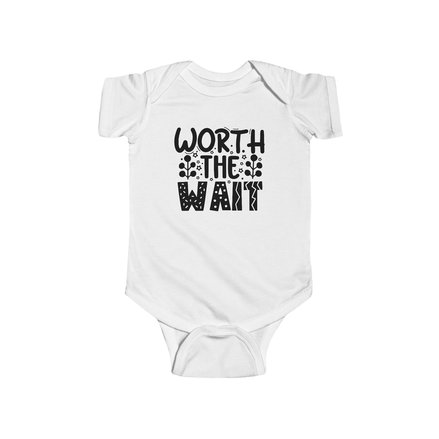 Worth The Wait Infant Fine Jersey Bodysuit