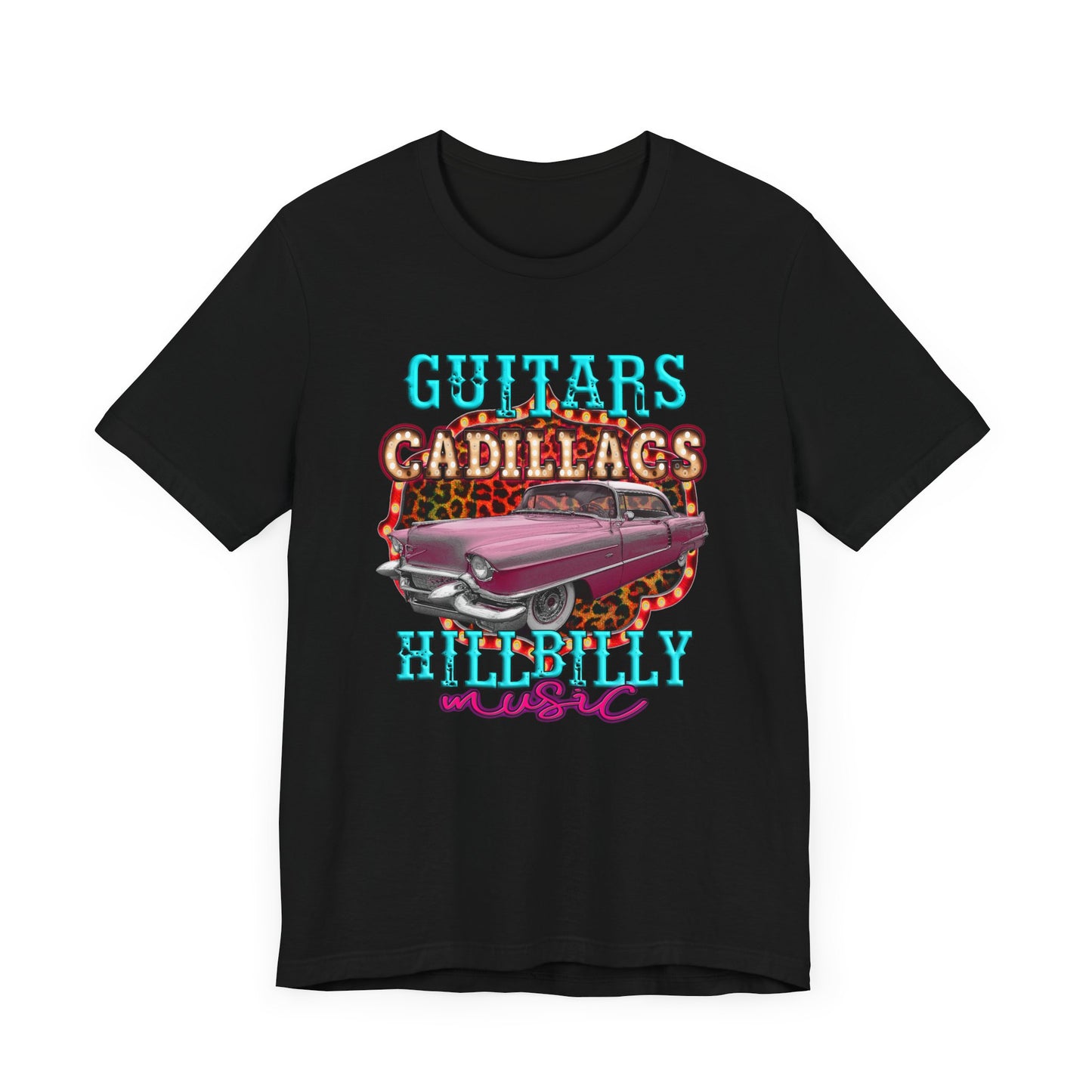 Guitars Cadillacs Hillbilly Music Jersey Short Sleeve Tee