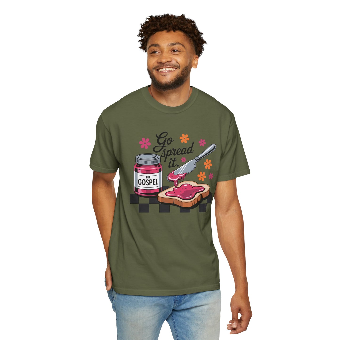 Go Spread It Garment-Dyed T-shirt