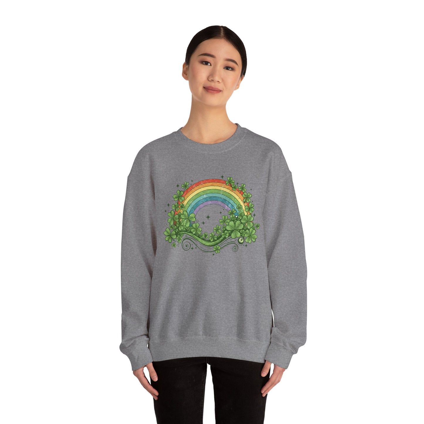 Lucky Rainbow Heavy Blend™ Crewneck Sweatshirt