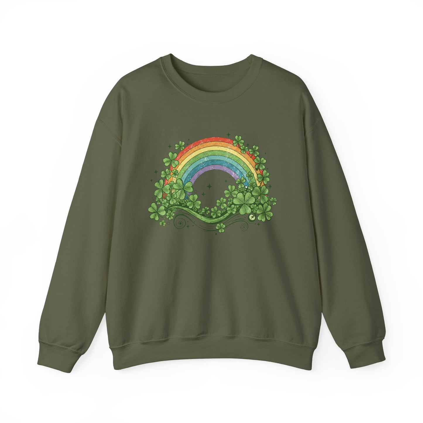 Lucky Rainbow Heavy Blend™ Crewneck Sweatshirt