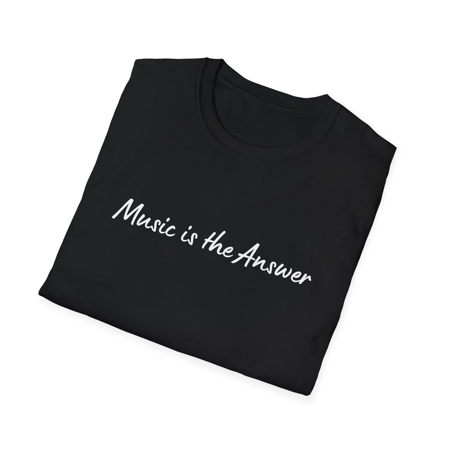 Music Is The Answer Softstyle T-Shirt