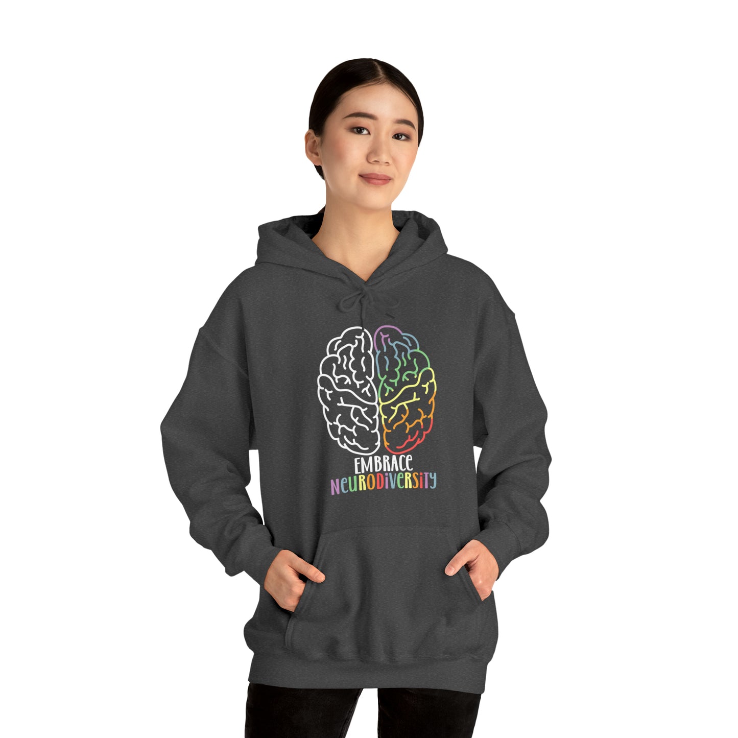 Embrace Neurodiversity Heavy Blend™ Hooded Sweatshirt