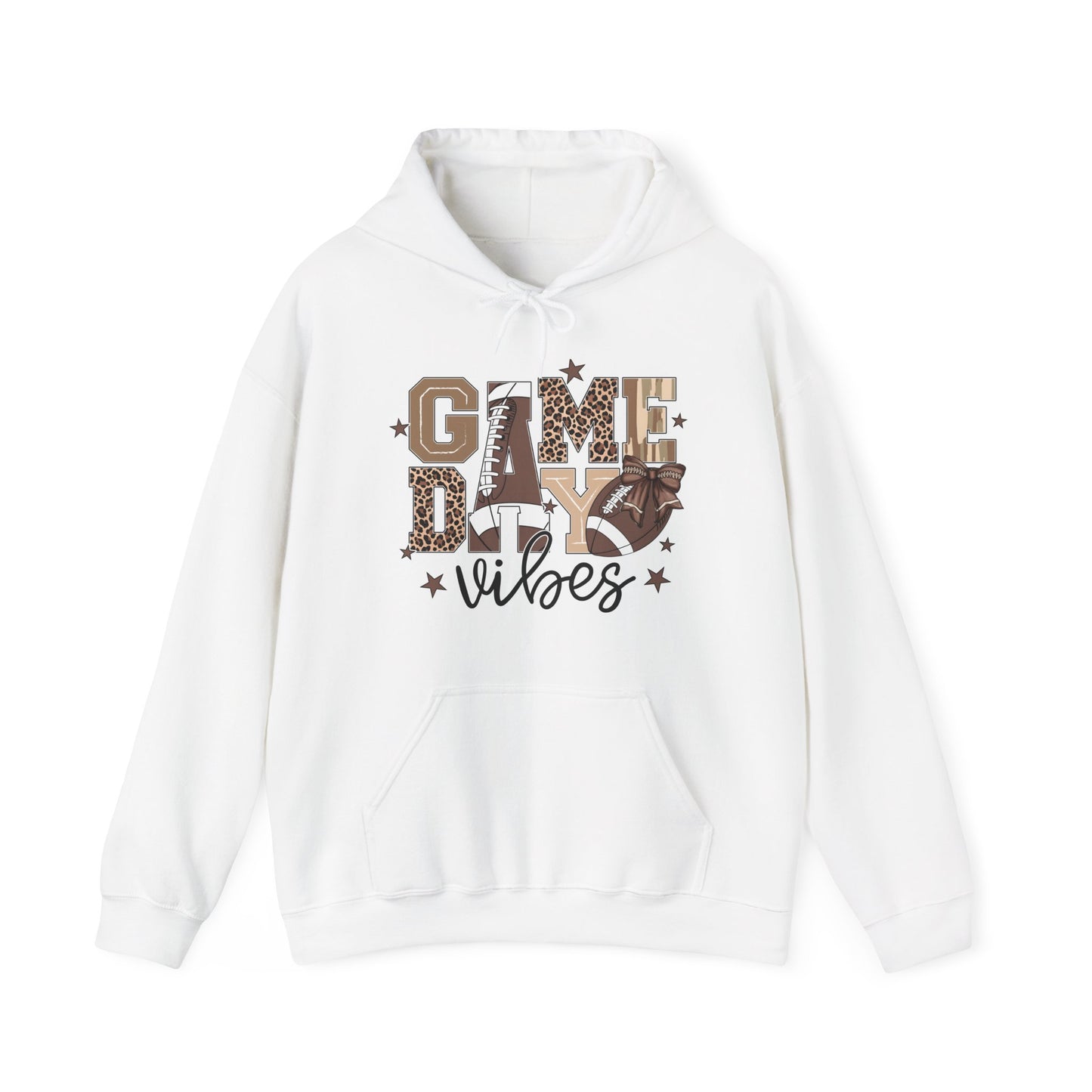 Football Game Day Vibes Heavy Blend™ Hooded Sweatshirt