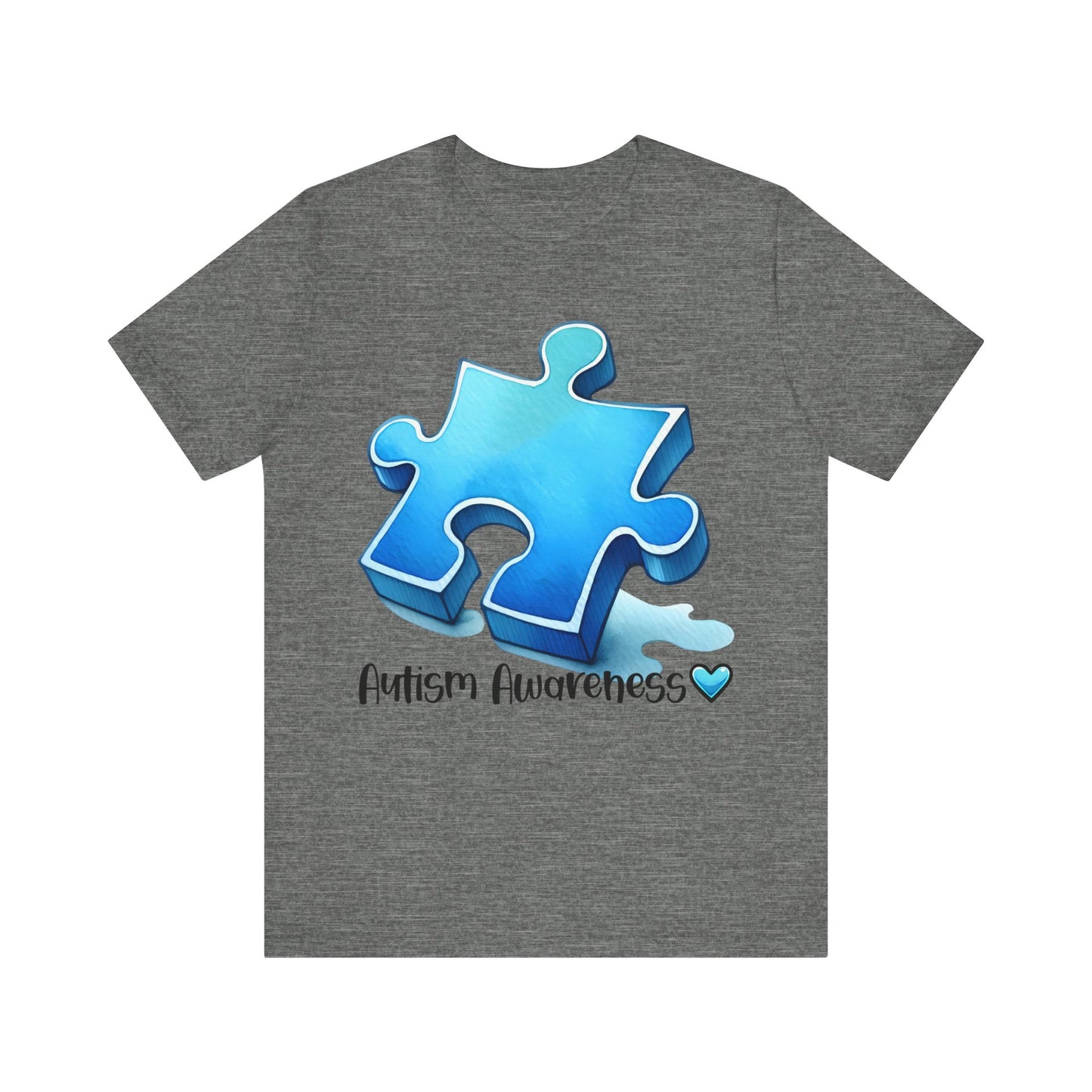 Puzzle Autism Awareness Jersey Short Sleeve Tee