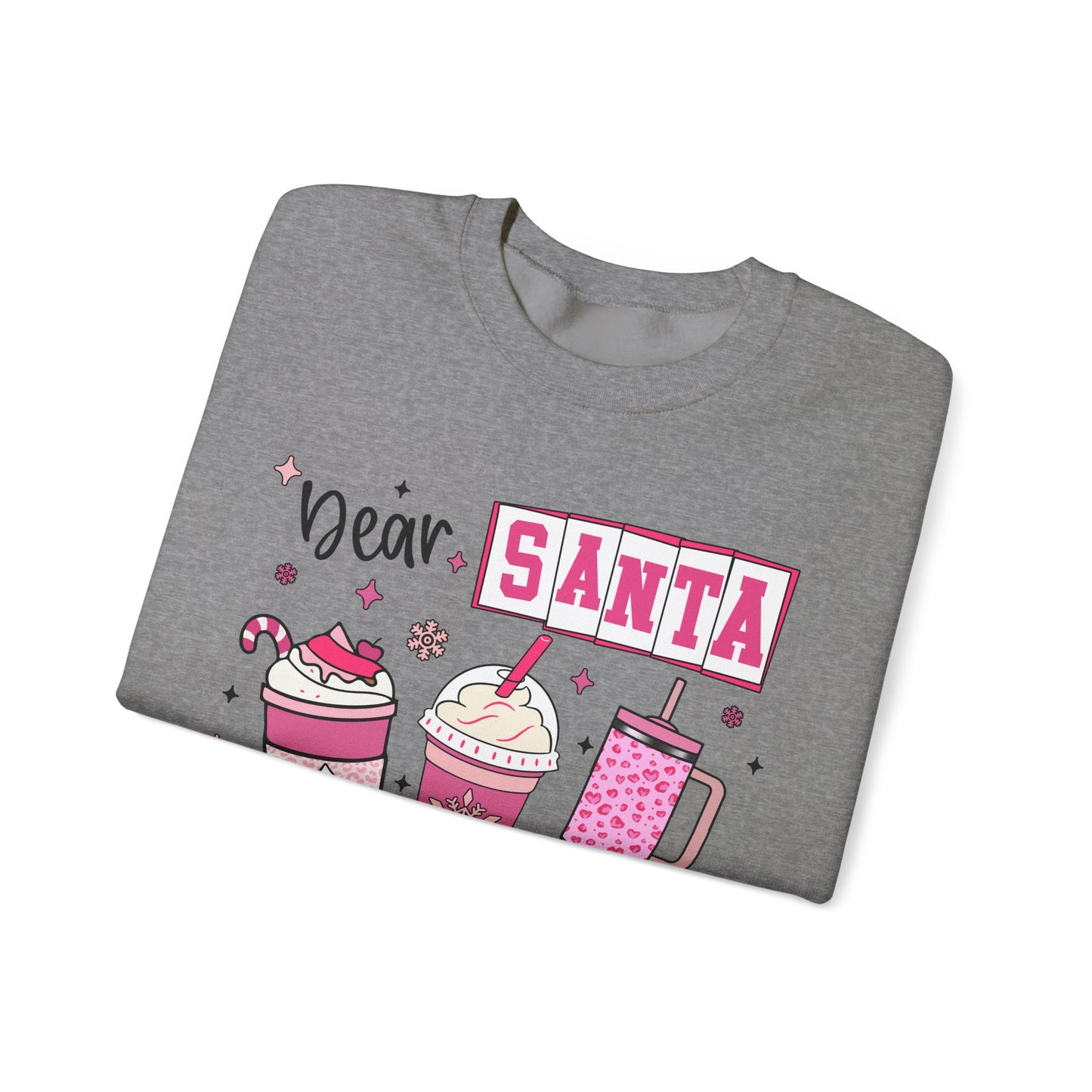 Dear Santa Just Bring Coffee Heavy Blend™ Crewneck Sweatshirt