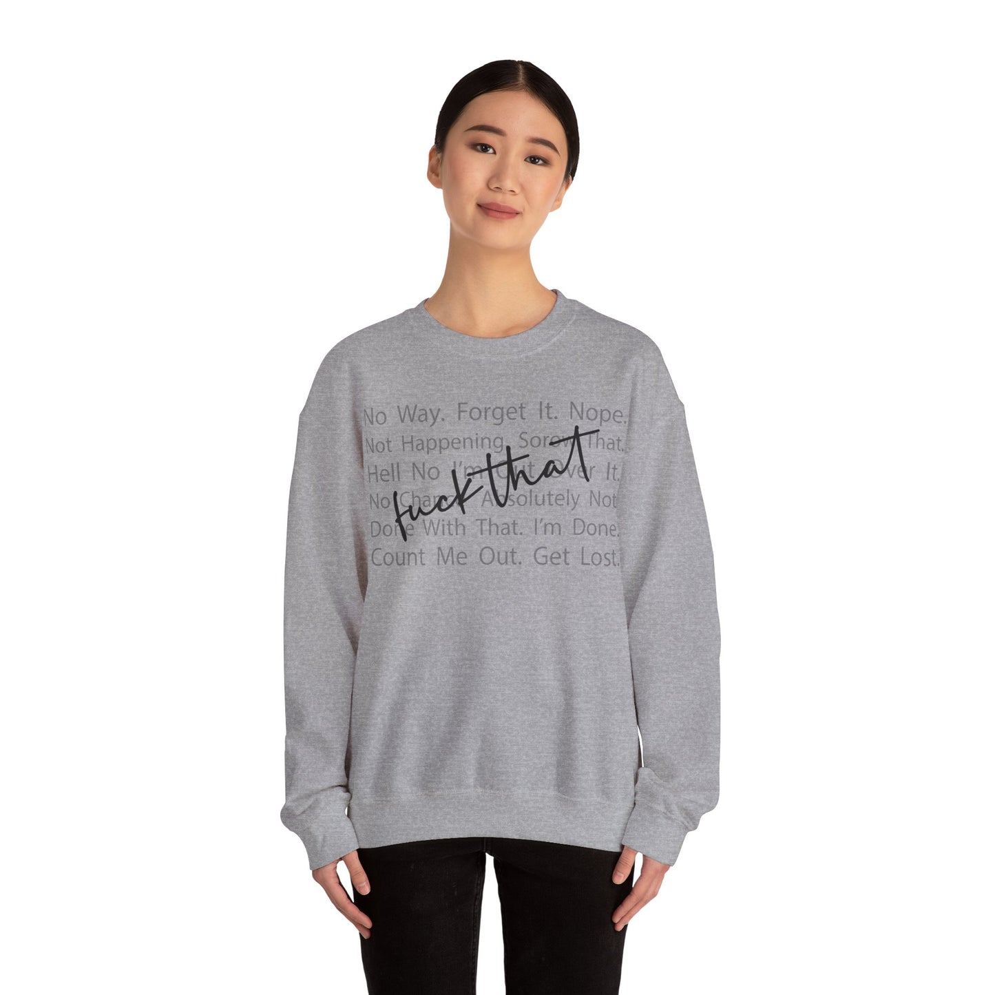 F That Heavy Blend™ Crewneck Sweatshirt