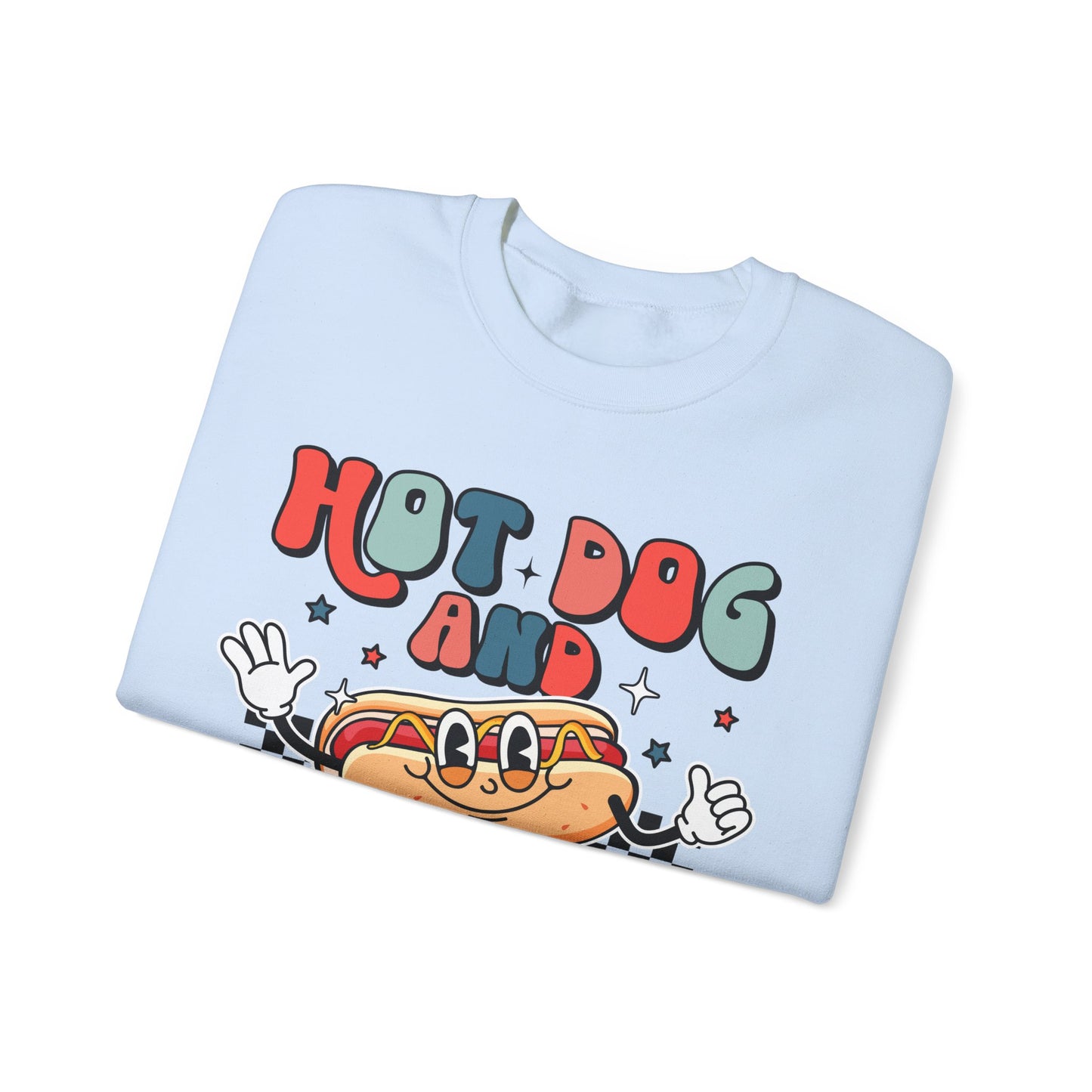 Hot Dogs and Home Runs Heavy Blend™ Crewneck Sweatshirt