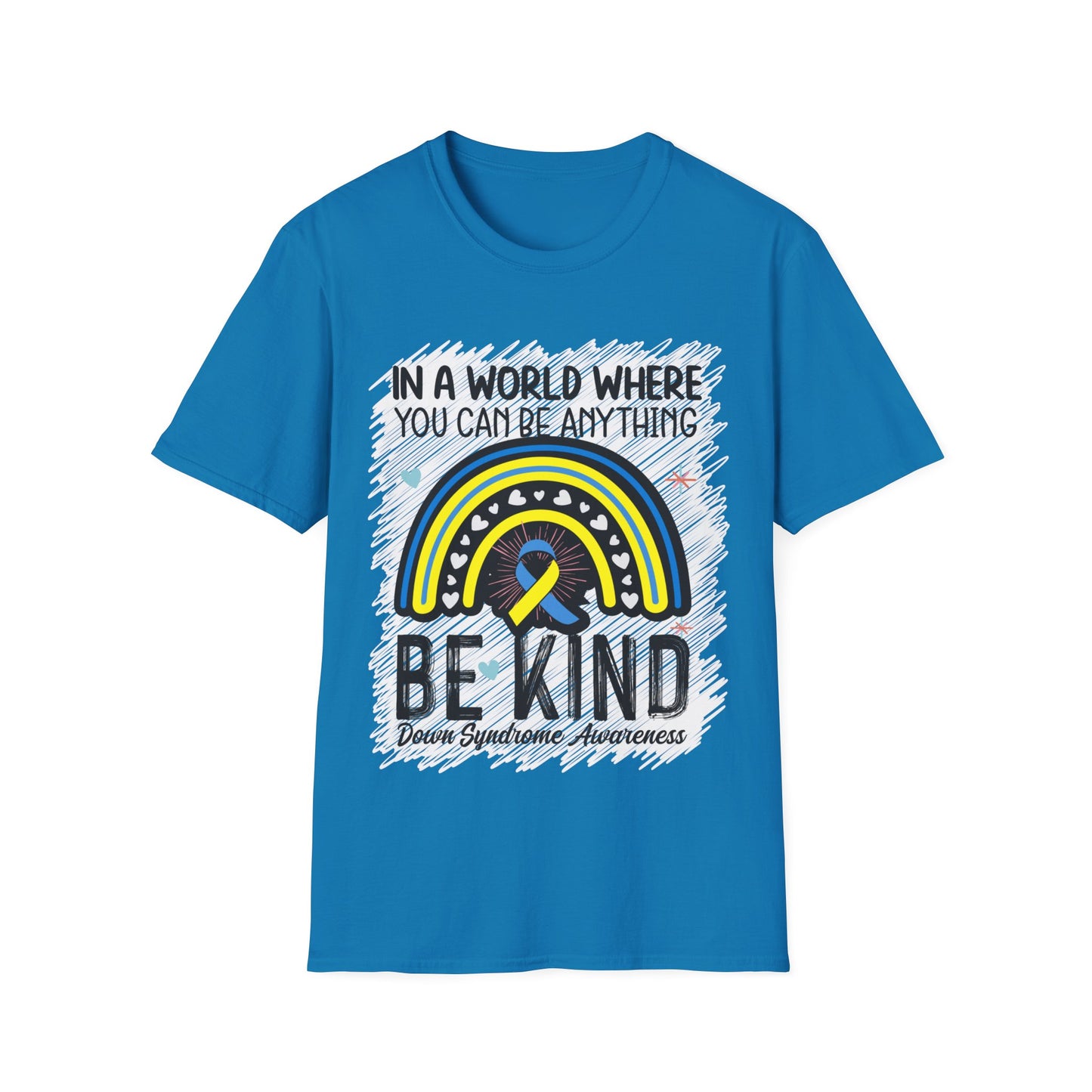 Be Kind Down Syndrome Awareness Softstyle T-Shirt