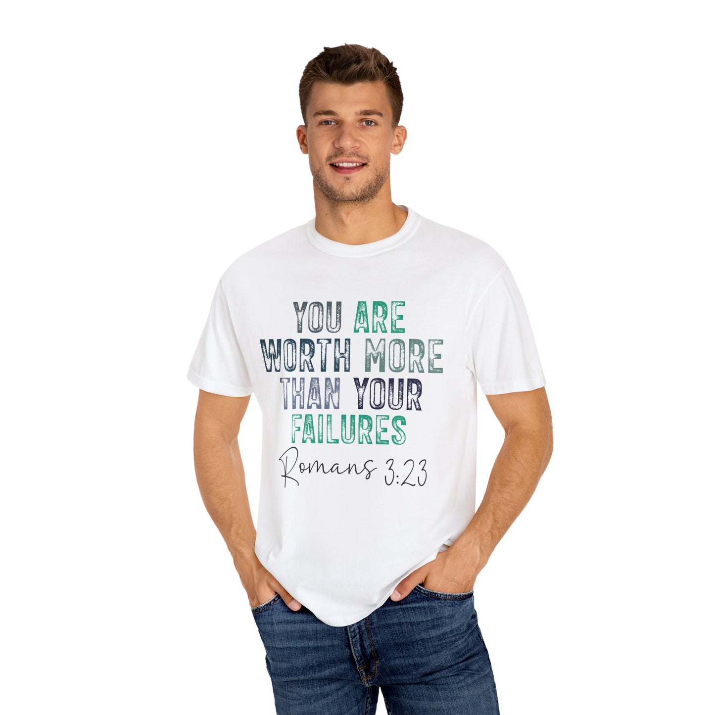 Know Your Worth Garment-Dyed T-shirt
