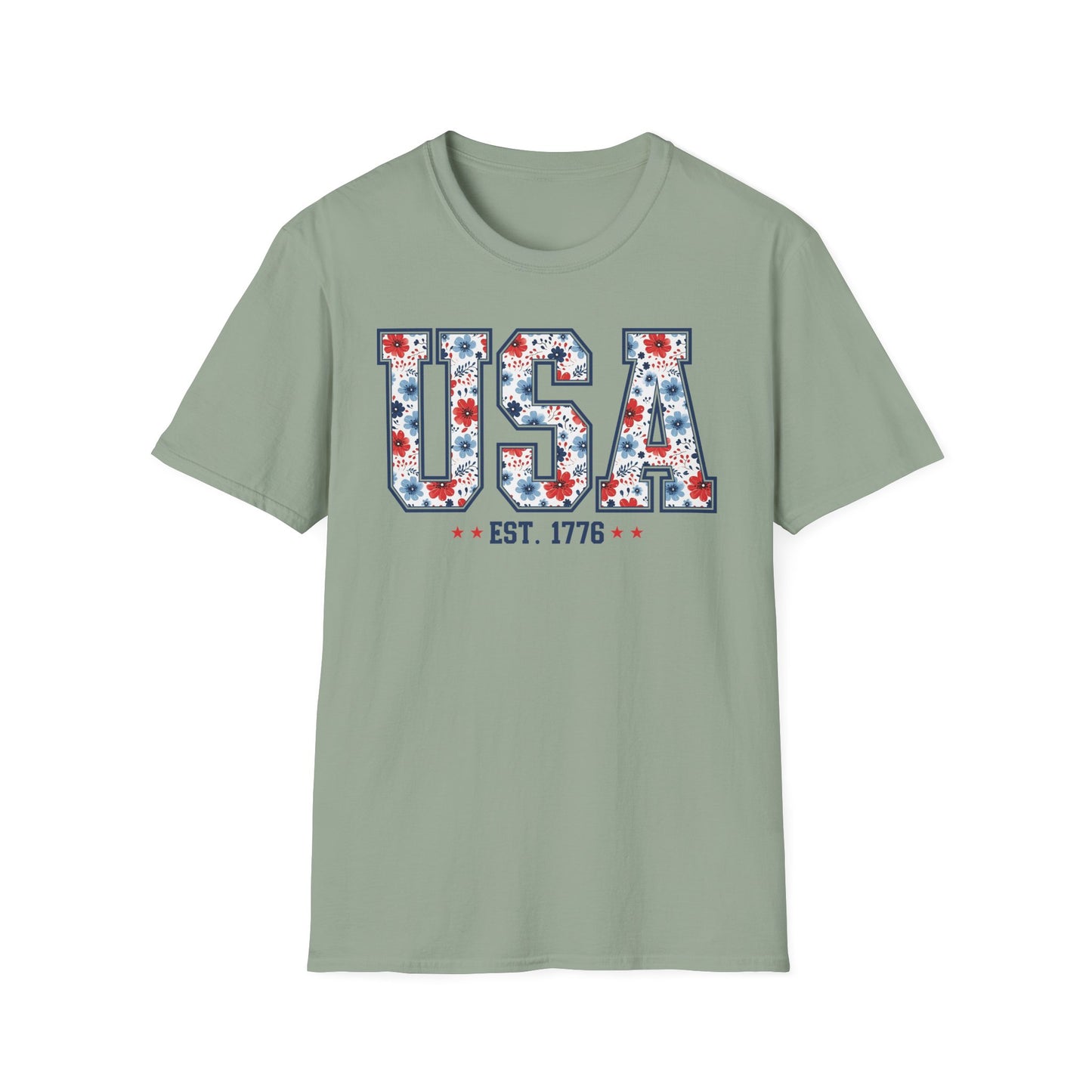 USA EST 1776 Softstyle T-Shirt