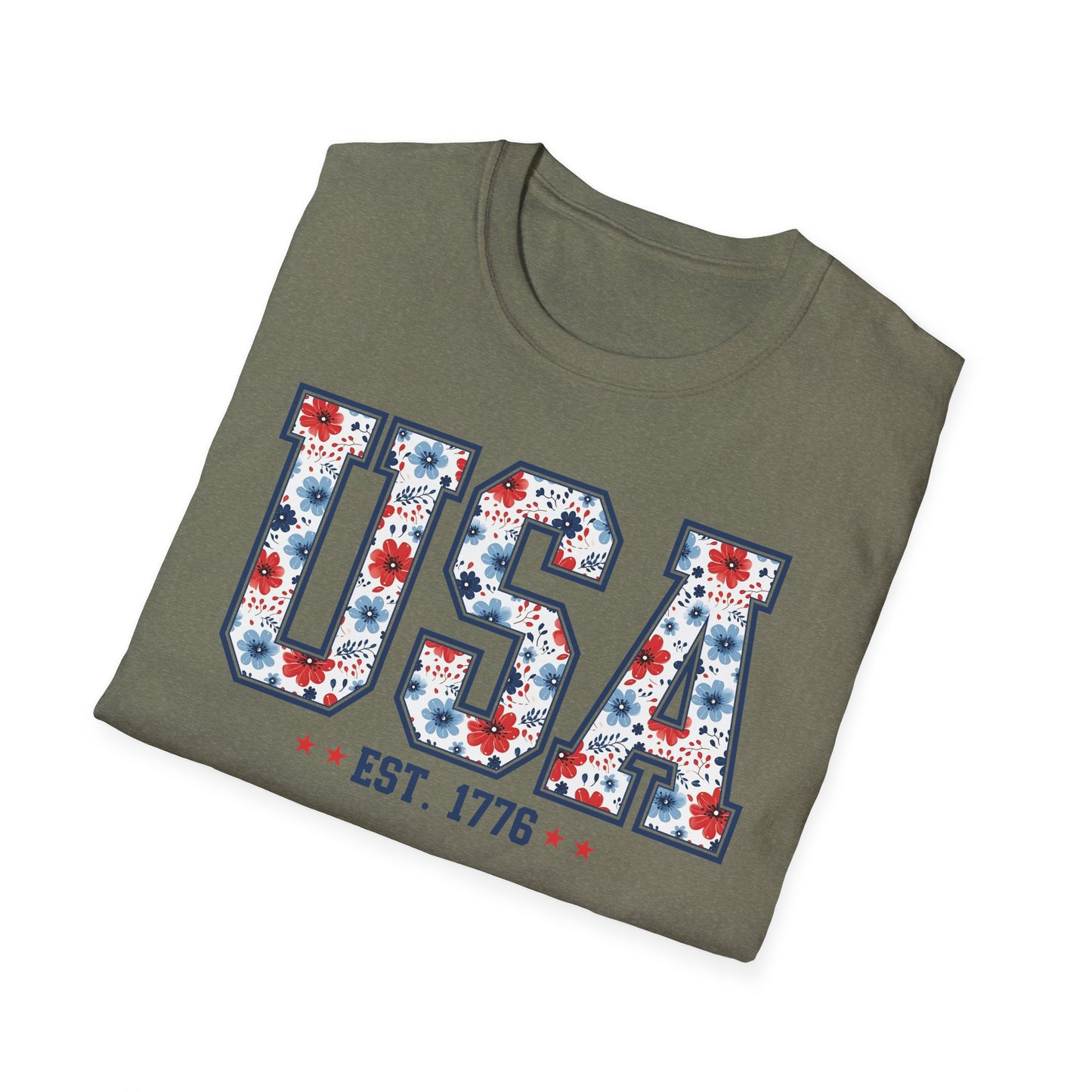 USA EST 1776 Softstyle T-Shirt
