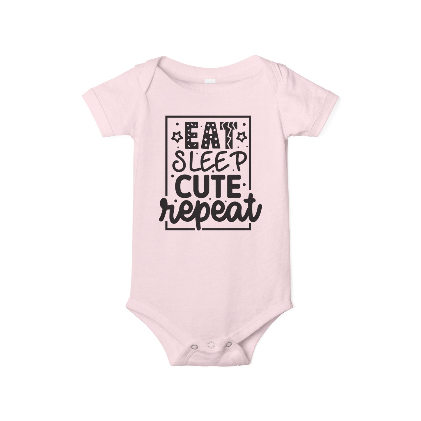 Eat Sleep Cute Repeat Infant Jersey One Piece