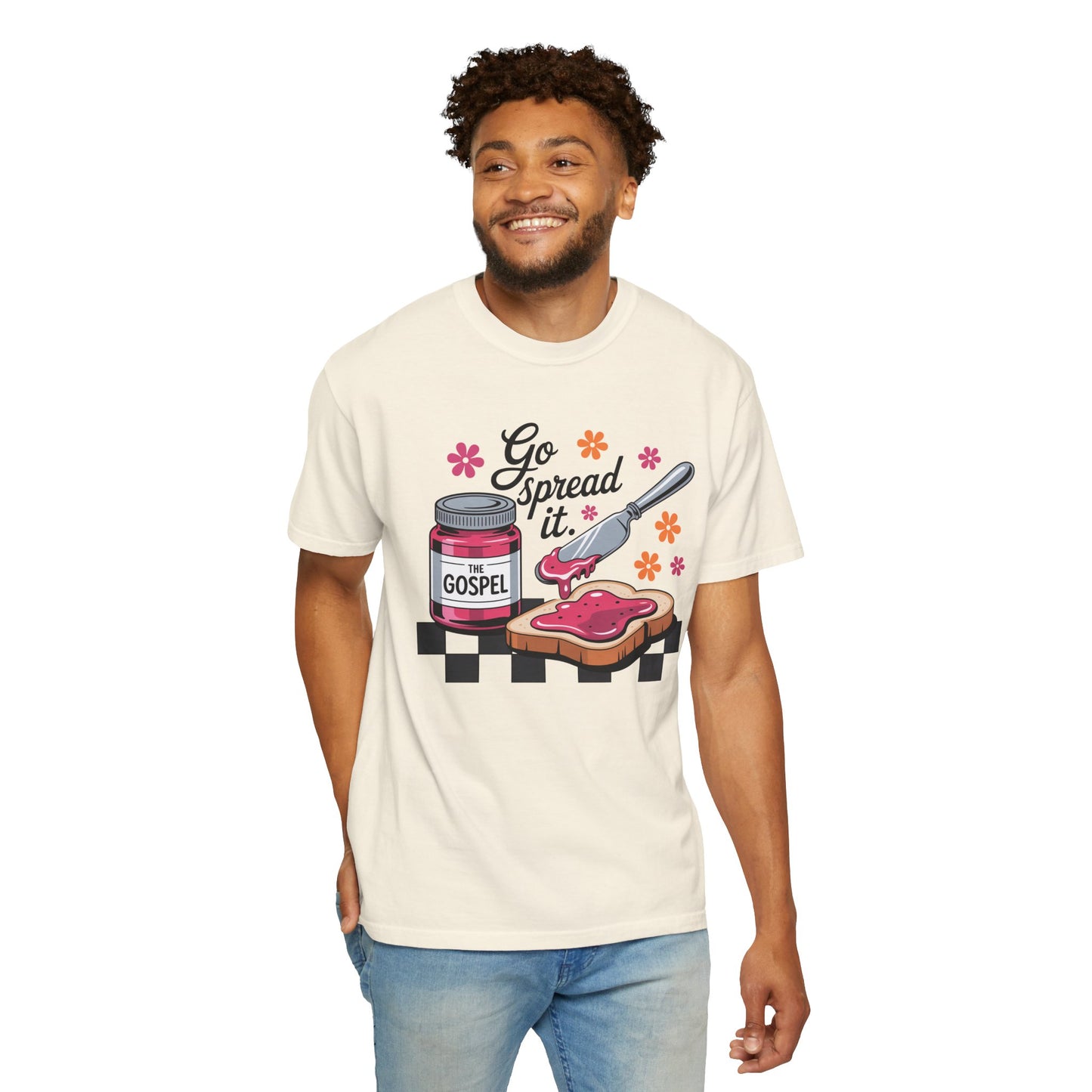 Go Spread It Garment-Dyed T-shirt