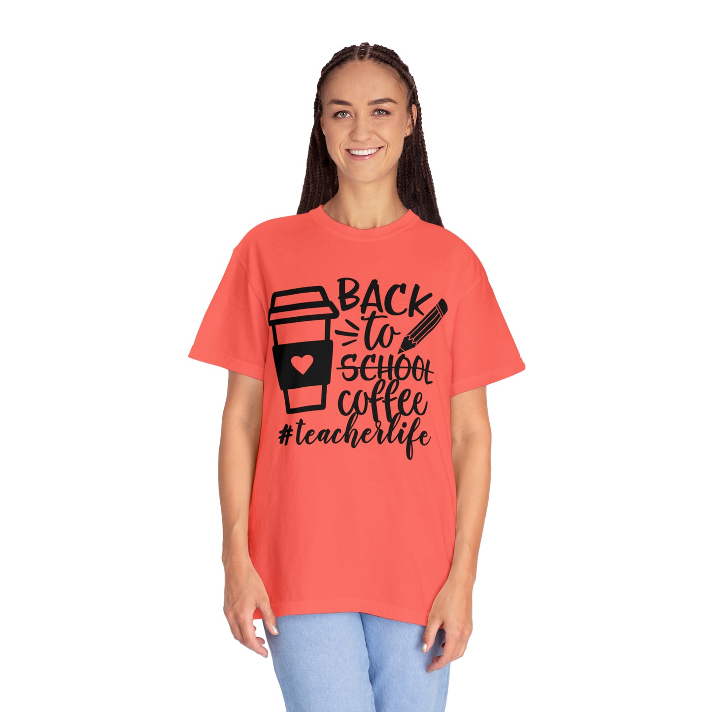 Back To Coffee Garment-Dyed T-shirt