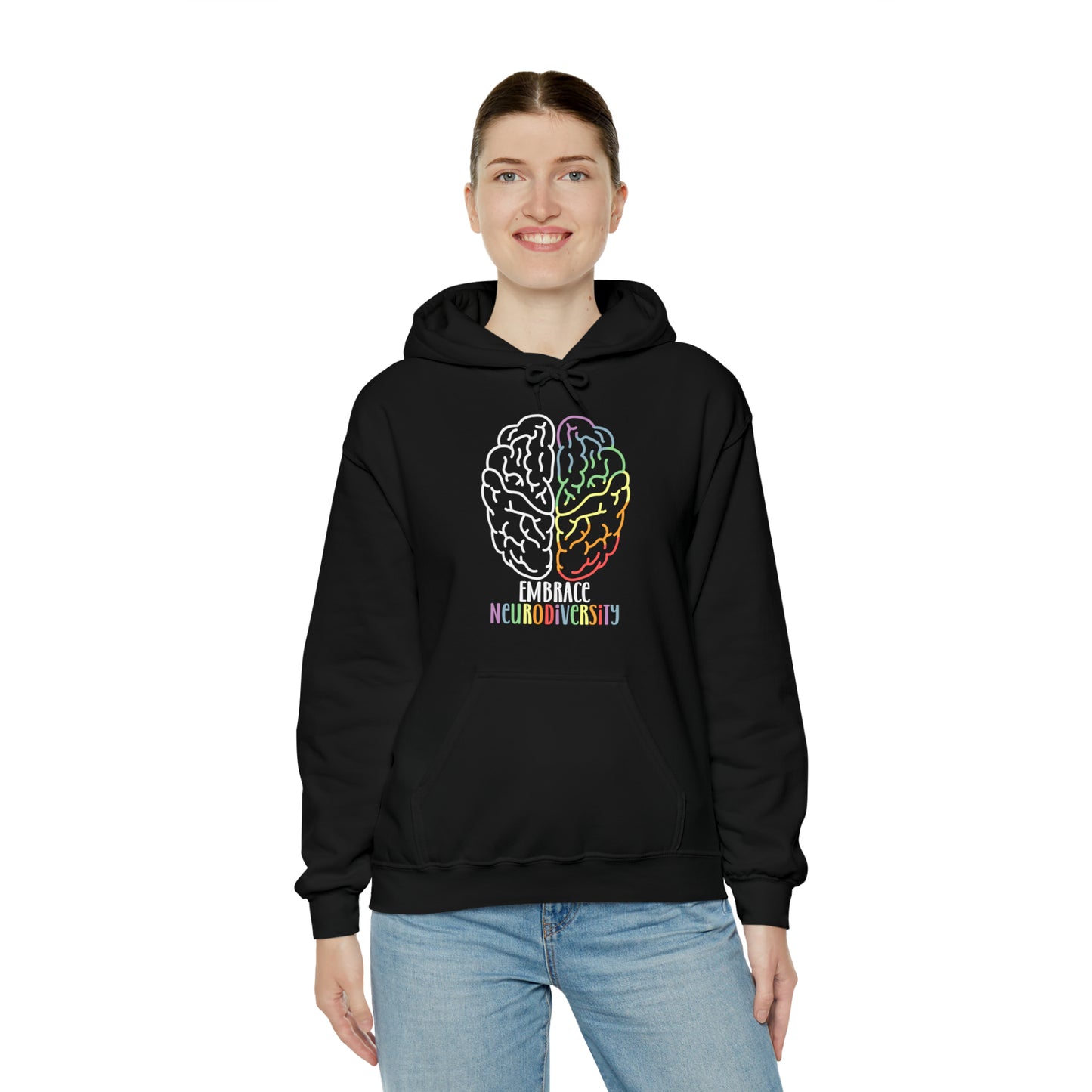 Embrace Neurodiversity Heavy Blend™ Hooded Sweatshirt