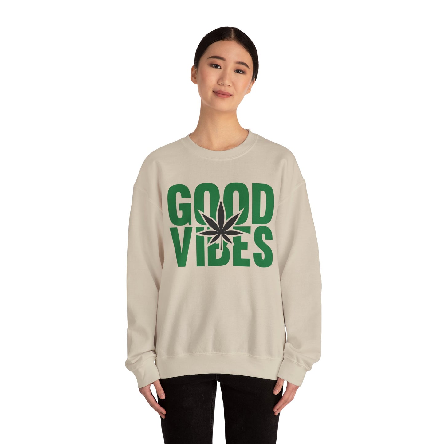 Good Vibes Heavy Blend™ Crewneck Sweatshirt