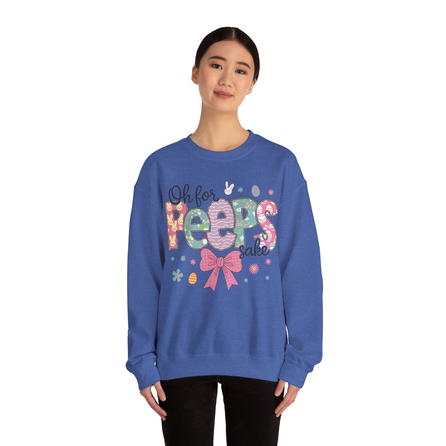 Oh For Peeps Sake Heavy Blend™ Crewneck Sweatshirt