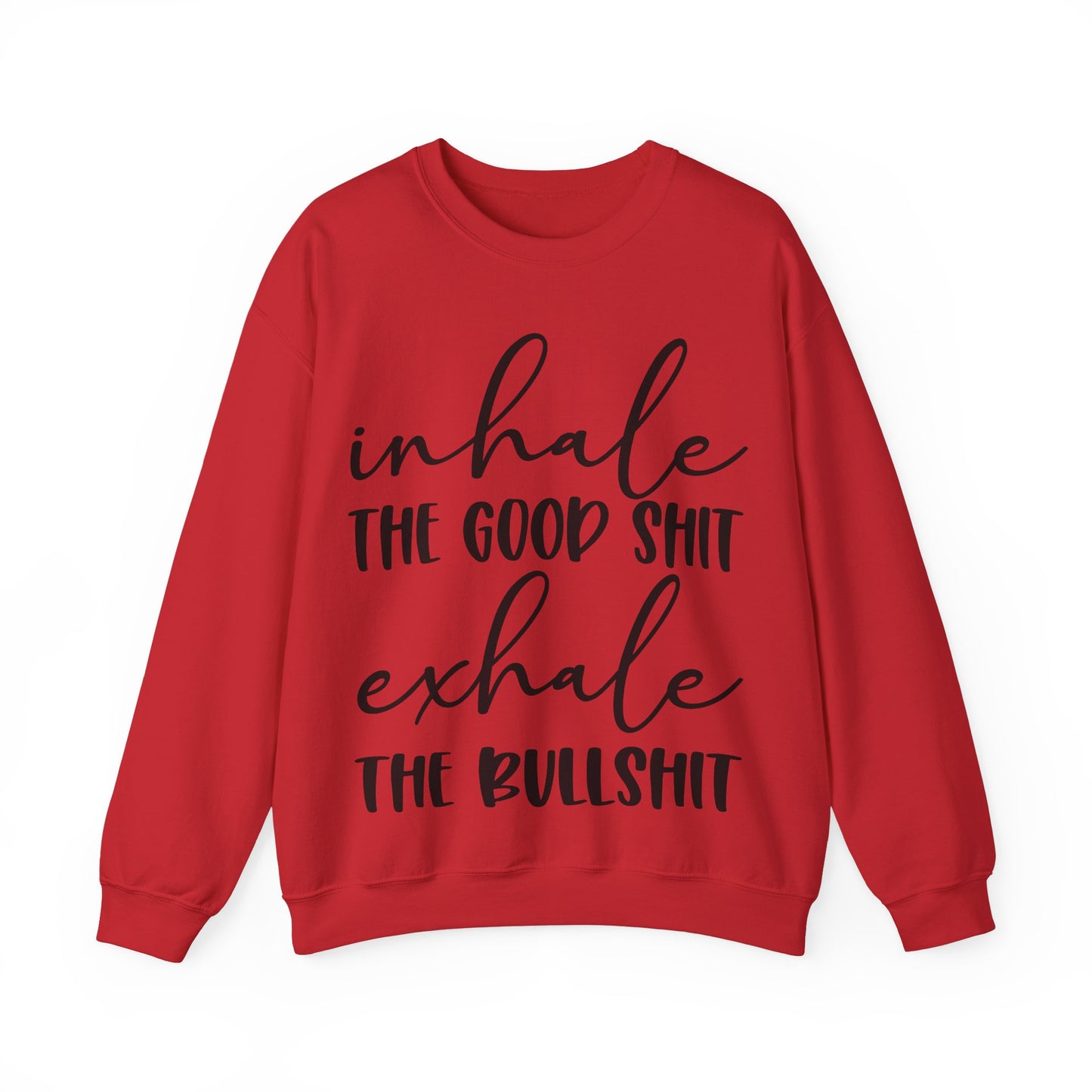 Inhale Exhale Heavy Blend™ Crewneck Sweatshirt